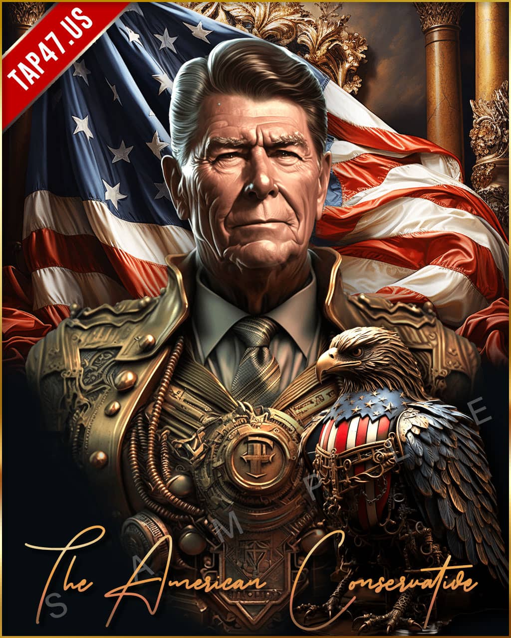 The American President NFT - TAP47 Reagan Conservative