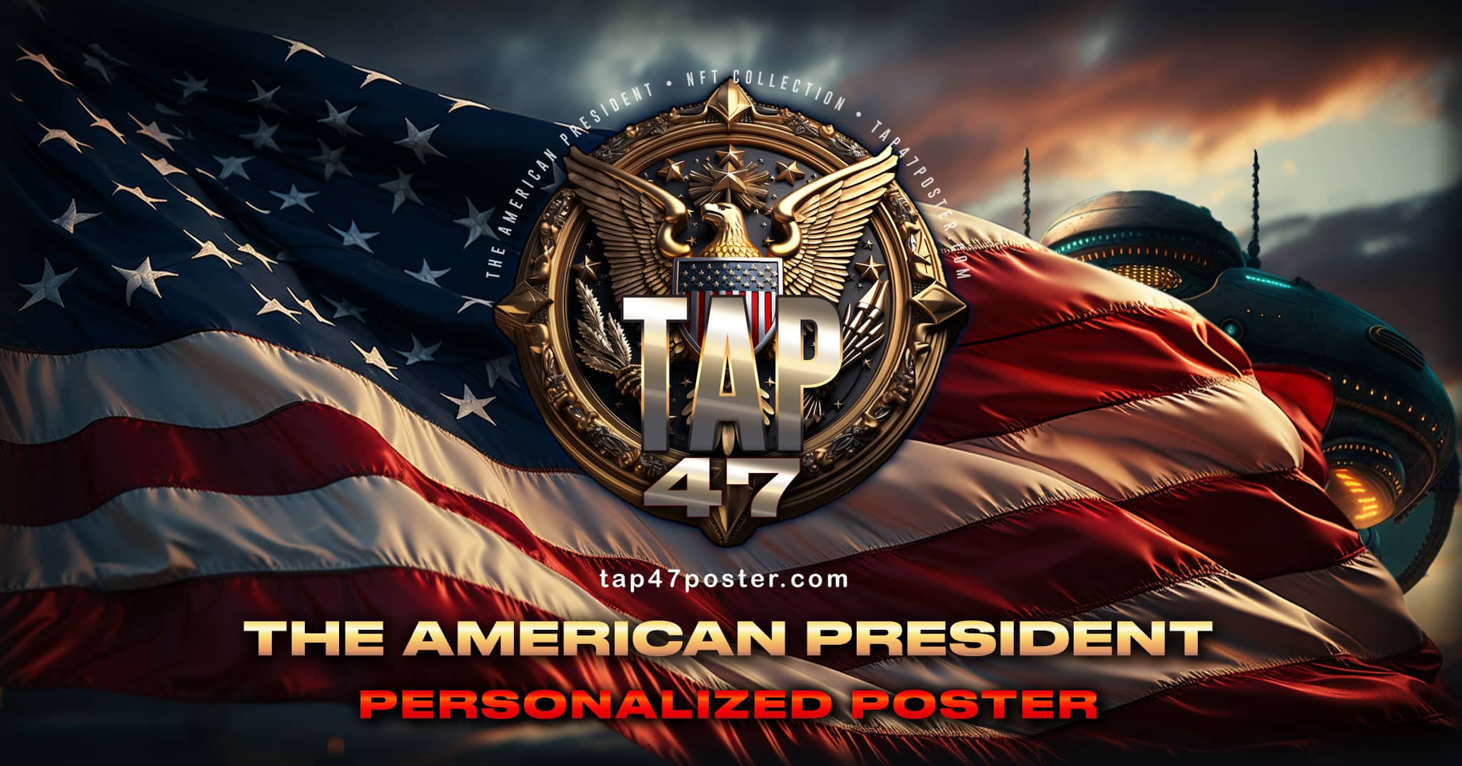 The American President TAP47 Personalized Poster