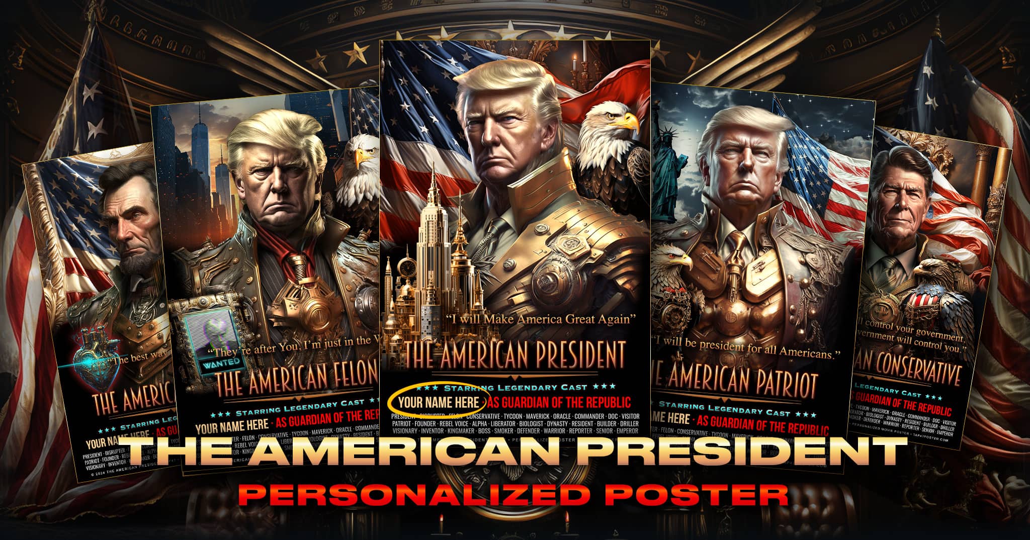 The American President TAP47 Personalized Poster